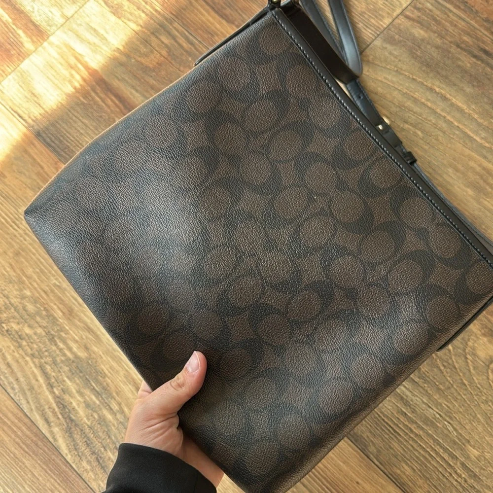 Coach Brown Crossbody Bag with Slim Design - Picture 4 of 7